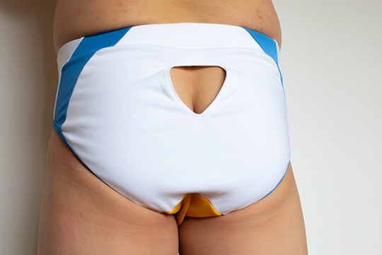 >オリジナルブリーフ制作工房「こころ」後見頃